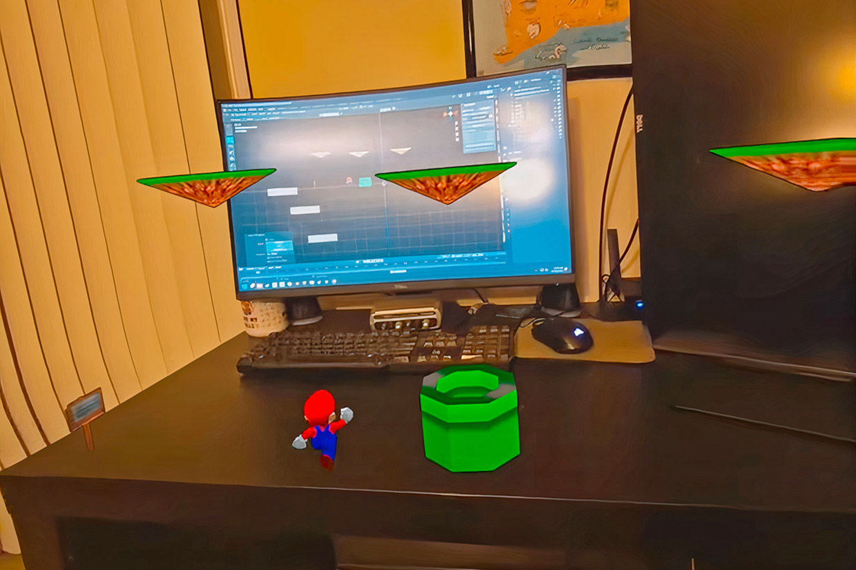 Imagining Super Mario 64 as a Mixed Reality Game
