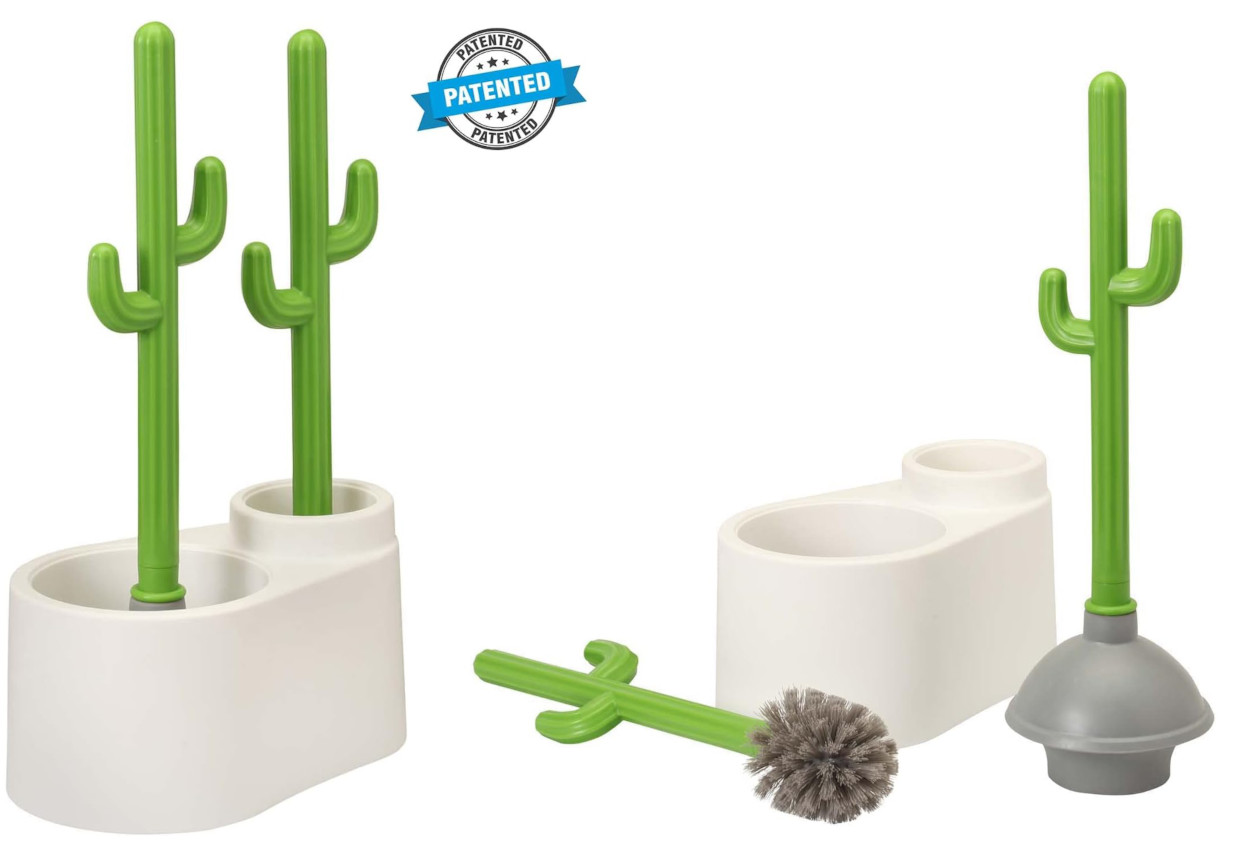 Cactus Plunger and Toilet Bowl Brush: Howdy Do, Partner?