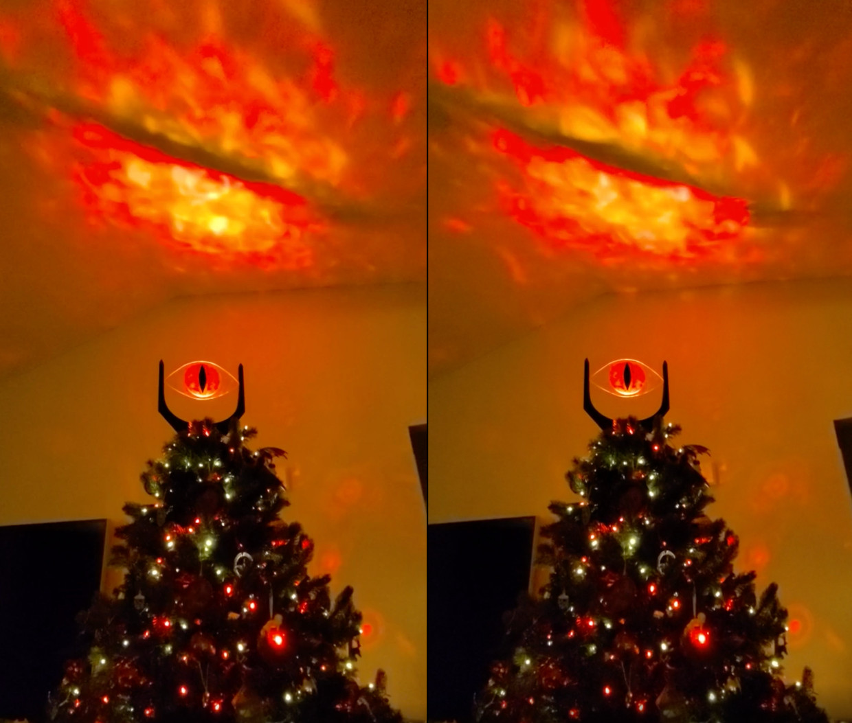 Eye of Sauron Christmas Tree Topper: You Cannot Hide. It Sees You.