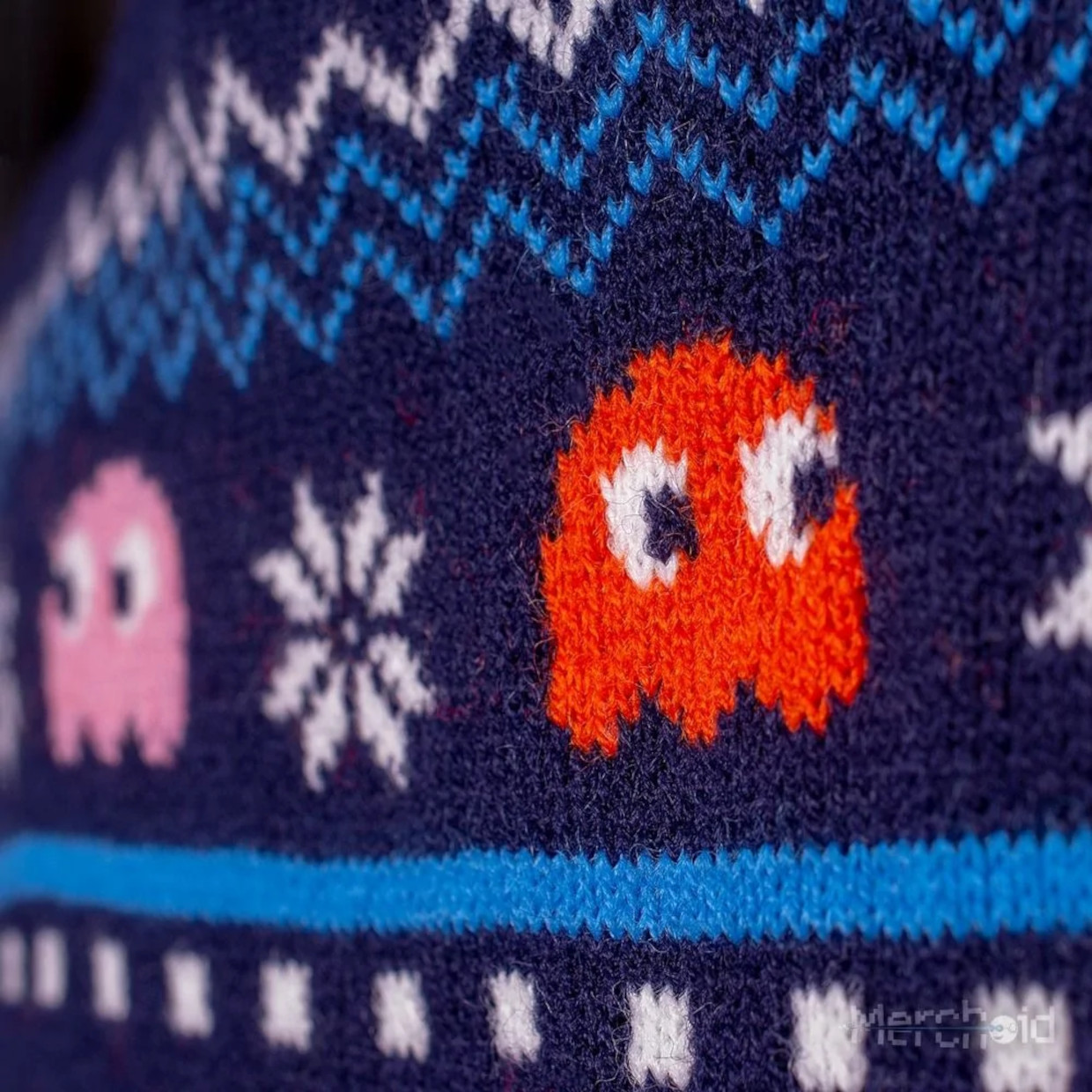 Pac-Man Ghosts Of Christmas Past Ugly Christmas Sweater