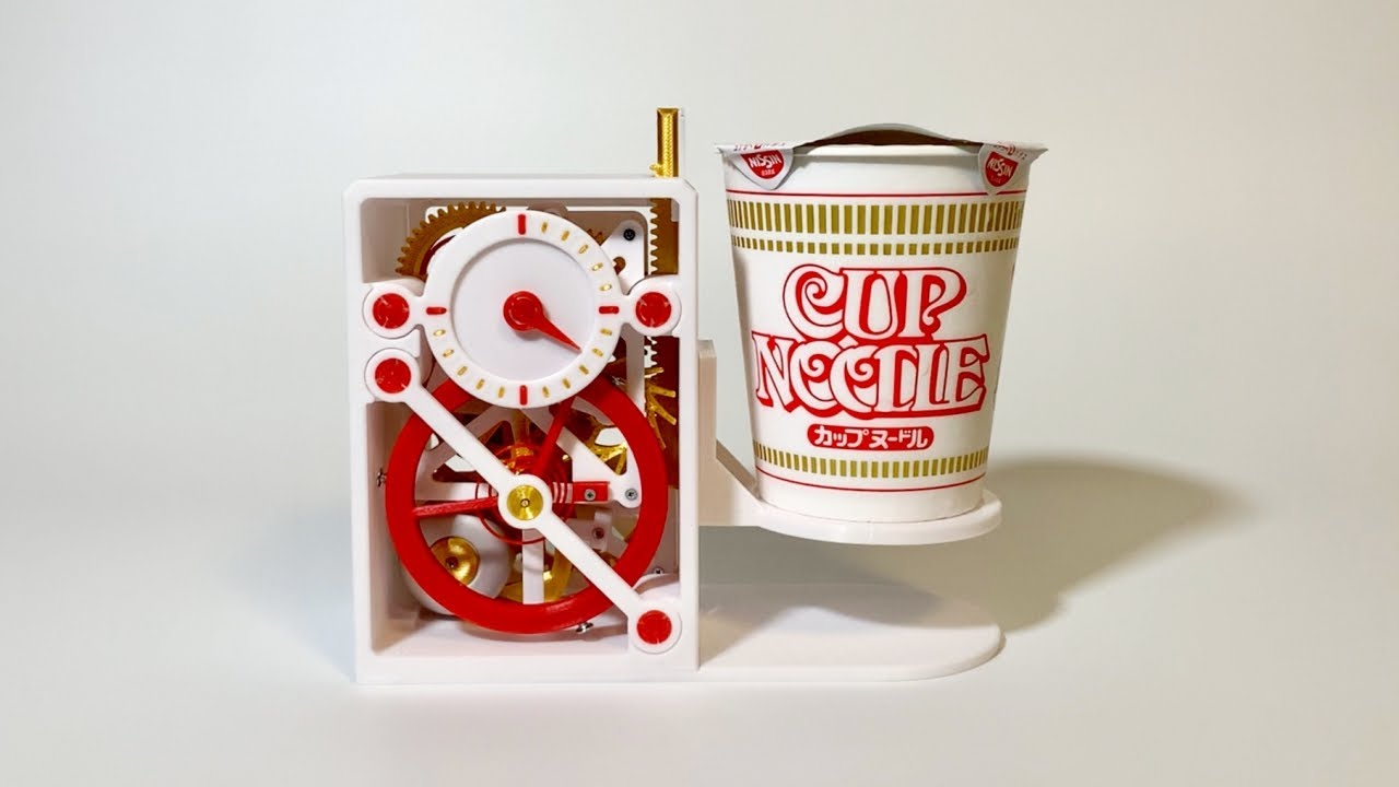 3-Minute Cup Noodles Timer Is Powered by the Noodles’ Weight