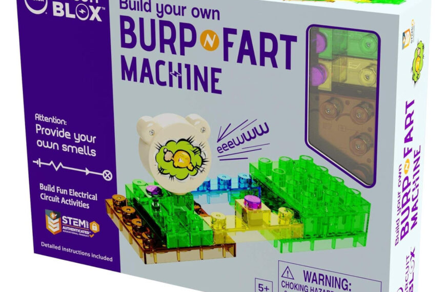 Build Your Own Burp And Fart Sound Machine With This STEM Learning Kit