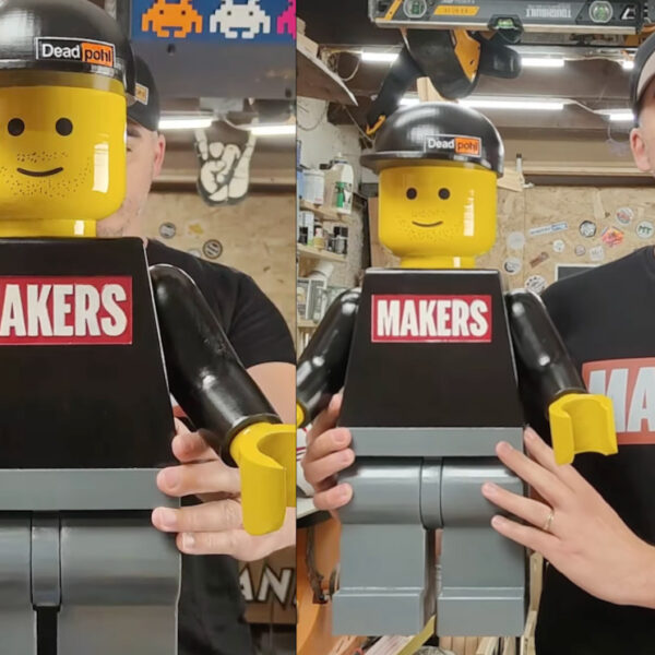 3D Printing A Giant Scale LEGO Minifig: Mini No More!