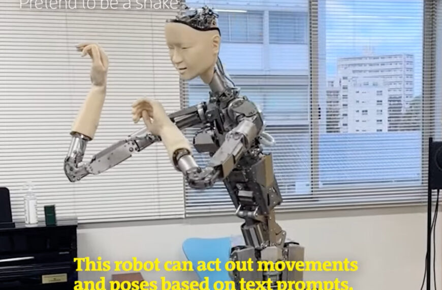 Terrifying Humanoid Robot Plays Charades Using The AI Of GPT-4