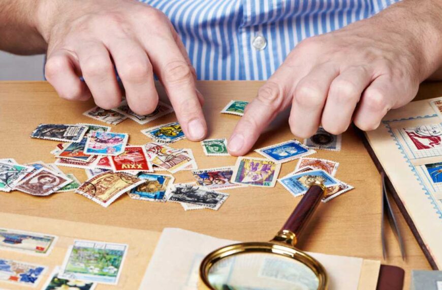 Man-collecting-stamps