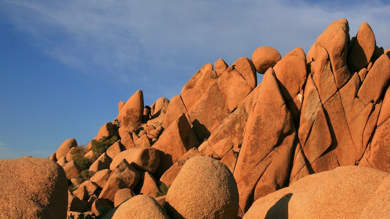 Rock formation in in Joshua Tree National Park, Southern California