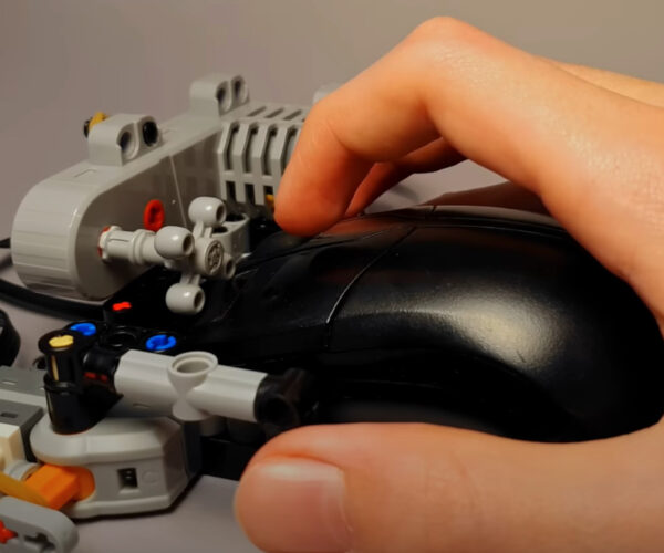 LEGO Automatic Mouse-Clicker Can Click 70 Times Per Second