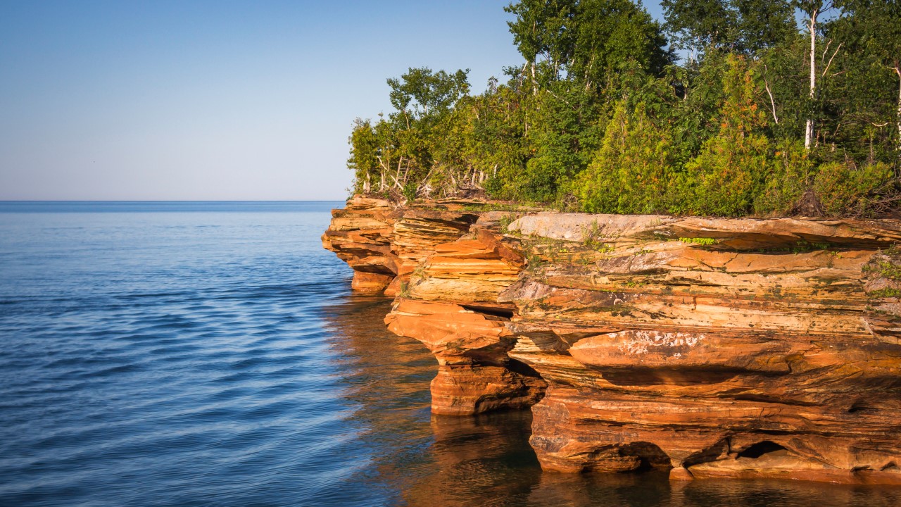 the Apostle Islands National Lakeshore, Lake Superior, Wisconsin