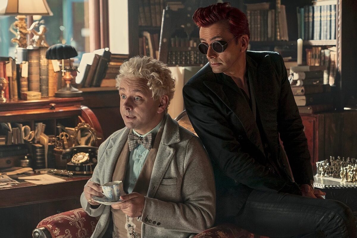 Michael Sheen and David Tennant in Good Omens (2023)