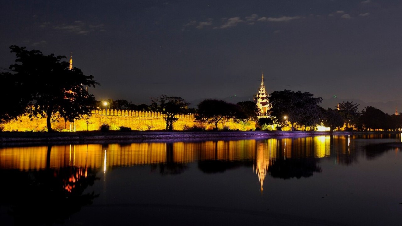 Palace. Mandalay, Myanmar