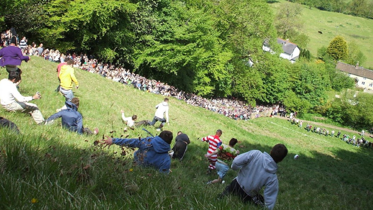 The Cooper's Hill Cheese Rolling and Wake