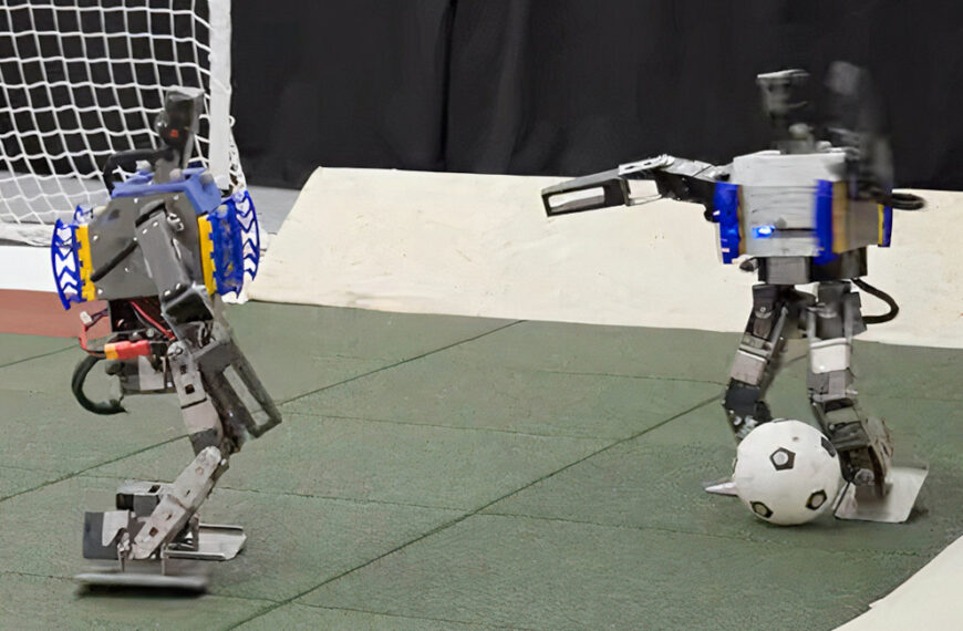 Google AI-Powered Humanoid Robots Play Autonomous Game Of Soccer